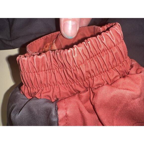 Timberland Women's Down Parka Puffer Jacket Red & Black Size XL Full Zip Flaw - Picture 16 of 16